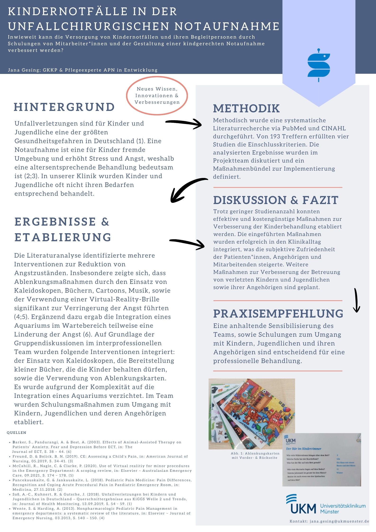 Kindernotfälle in der unfallchirurgischen Notaufnahme