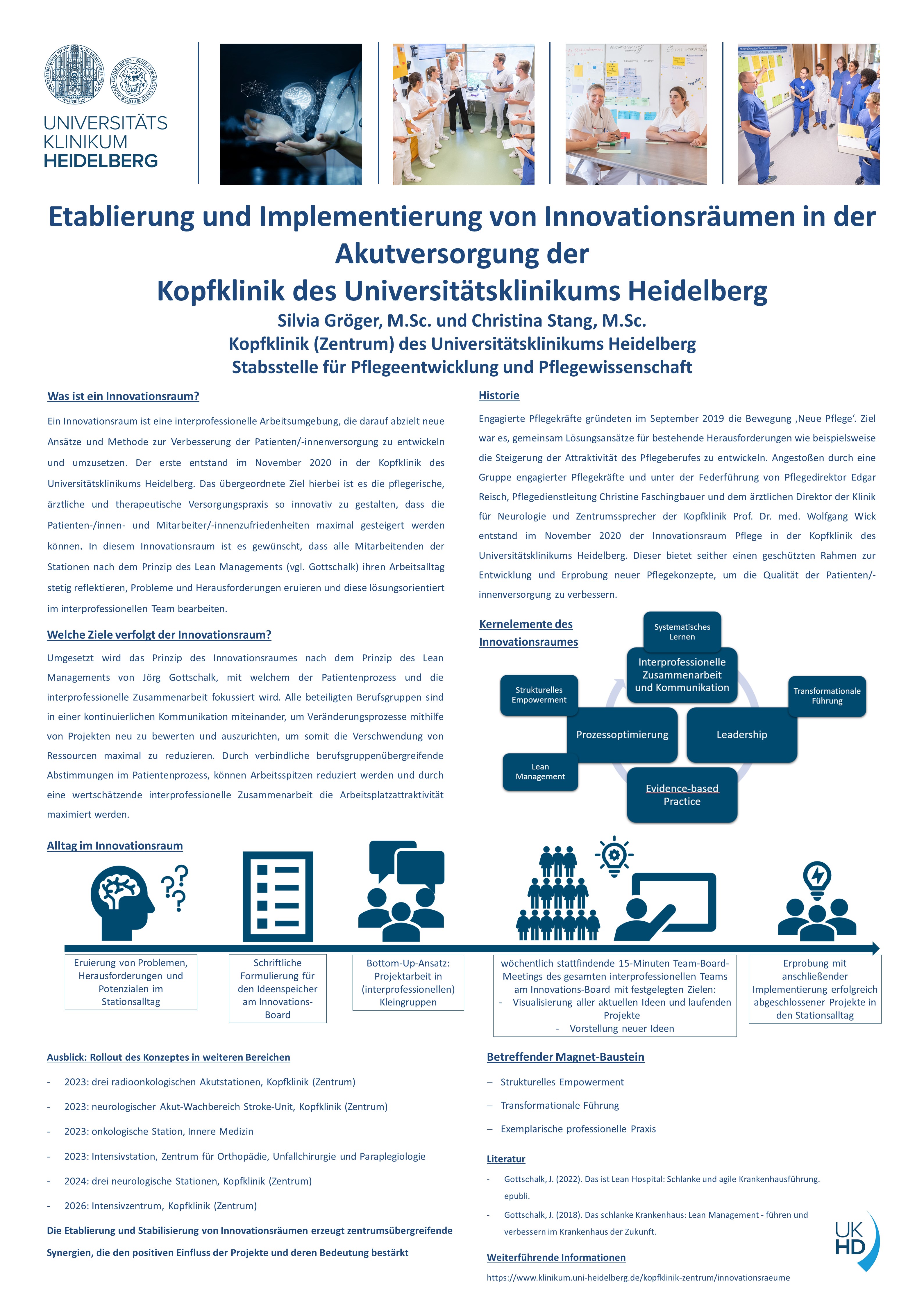 Etablierung und Implementierung von Innovationsräumen in der Akutversorgung der Kopfklinik des Universitätsklinikums Heidelberg