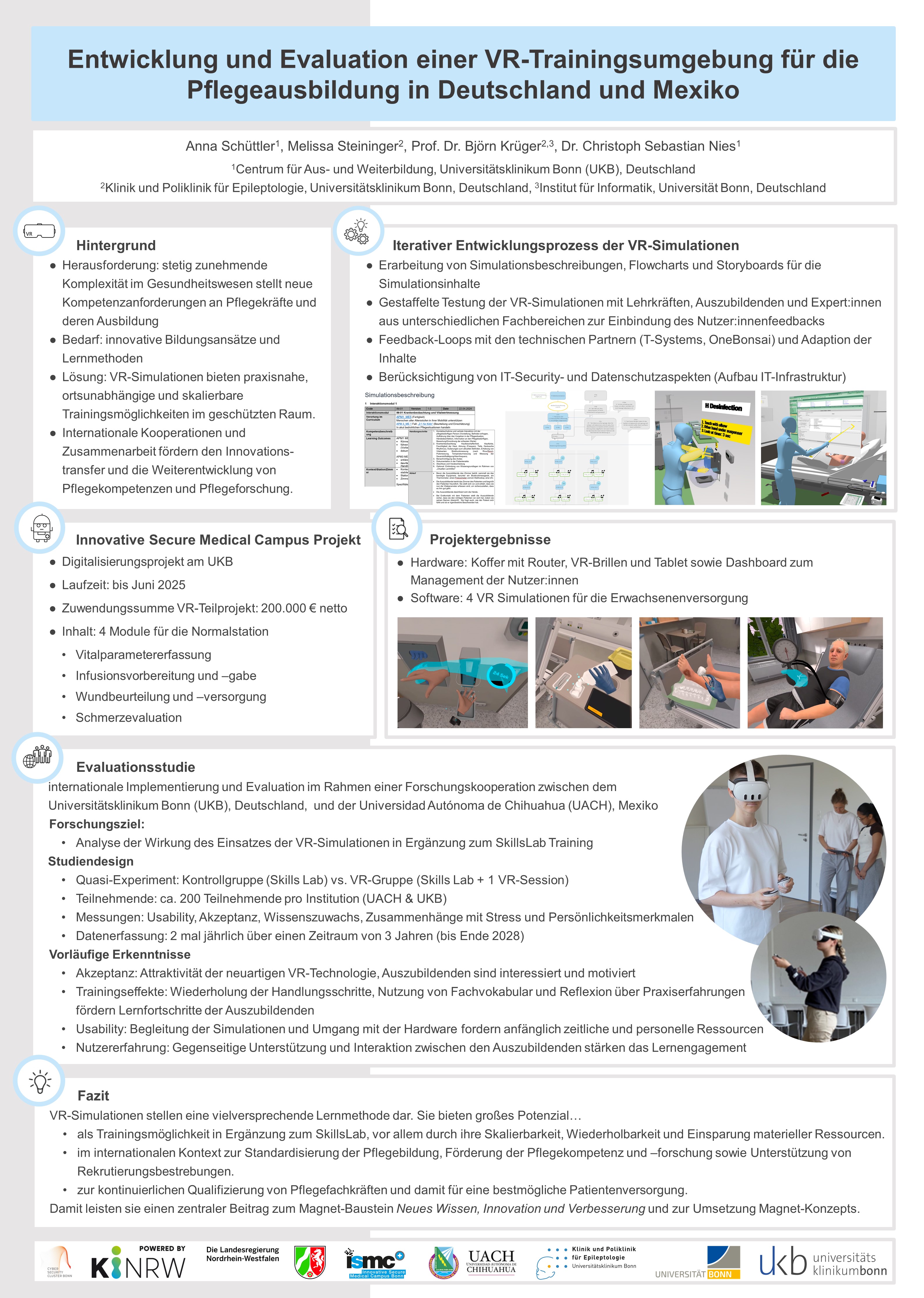 Entwicklung und Evaluation einer VR-Trainingsumgebung für die Pflegeausbildung in Deutschland und Mexiko