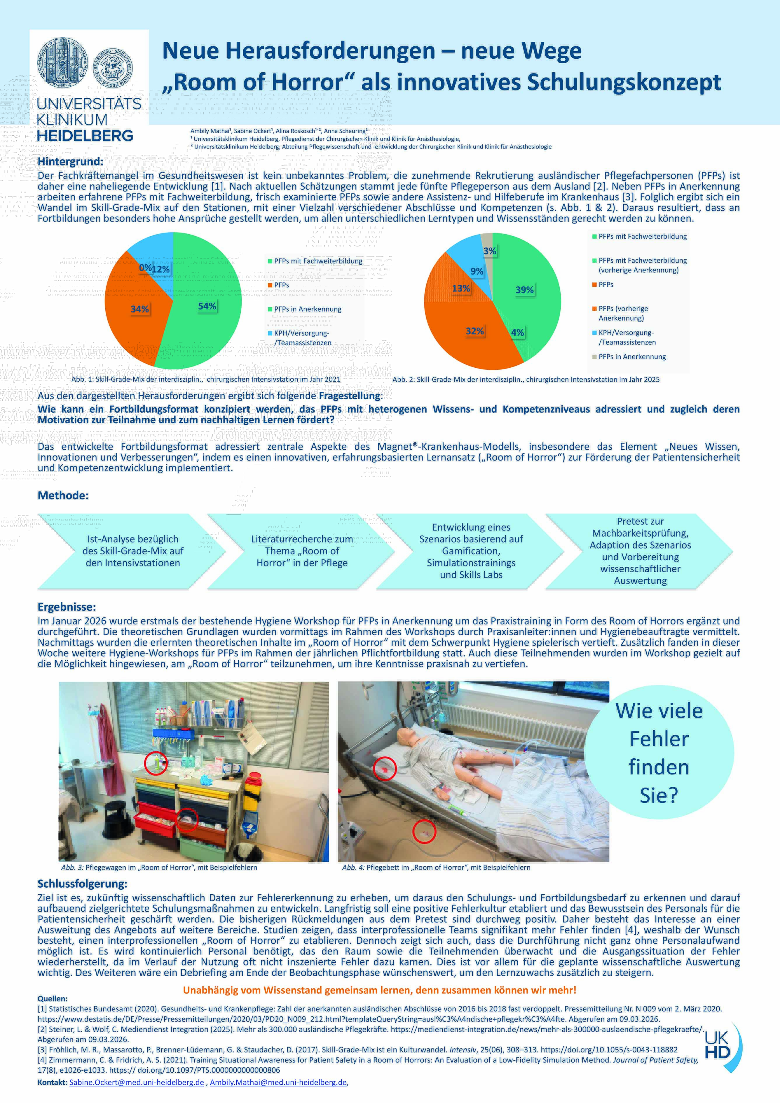Neue Herausforderung – neue Wege “Room of Horror” als innovatives Schulungskonzept