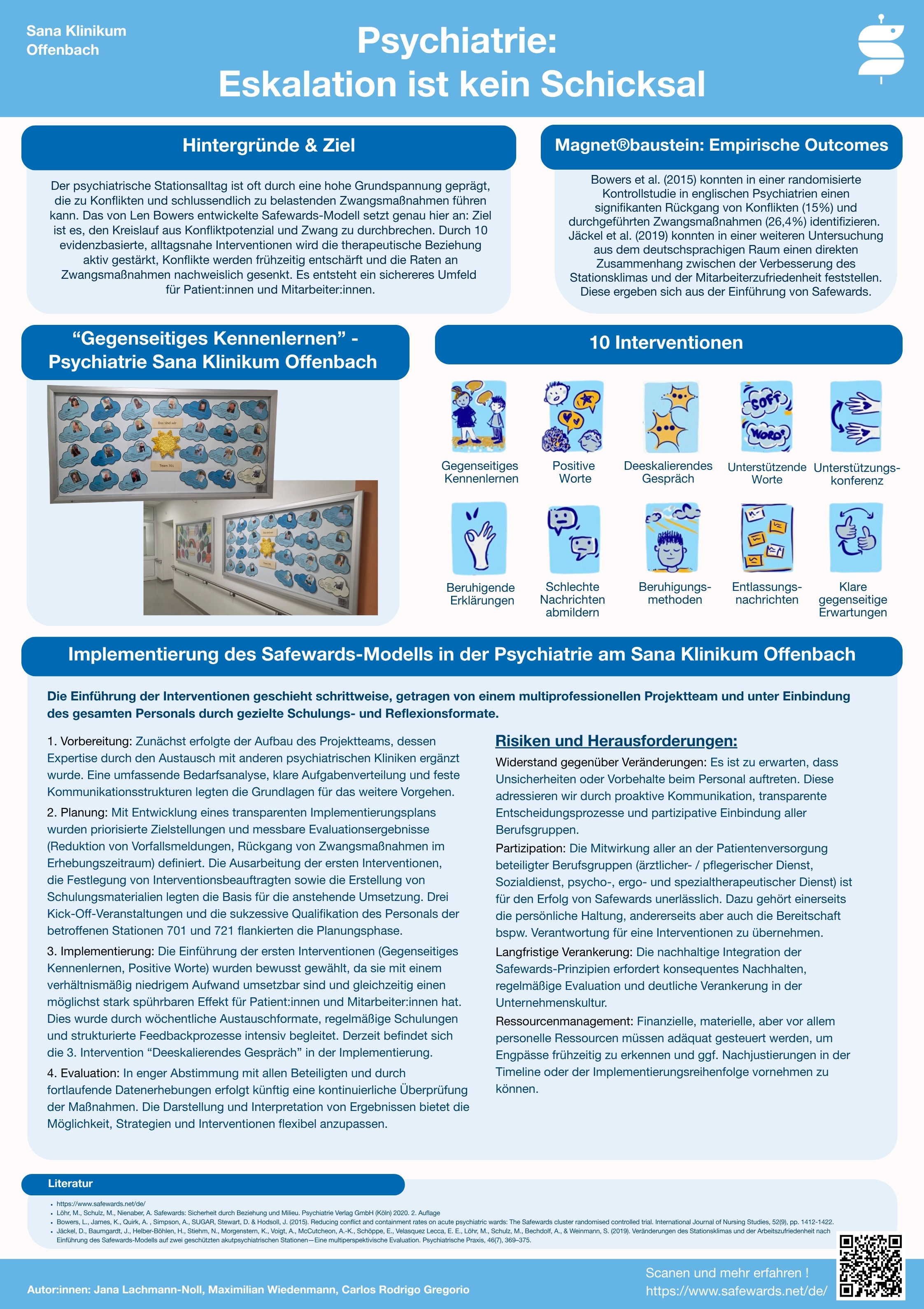 Psychiatrie: Eskalation ist kein Schicksal – Implementierung von Safewards